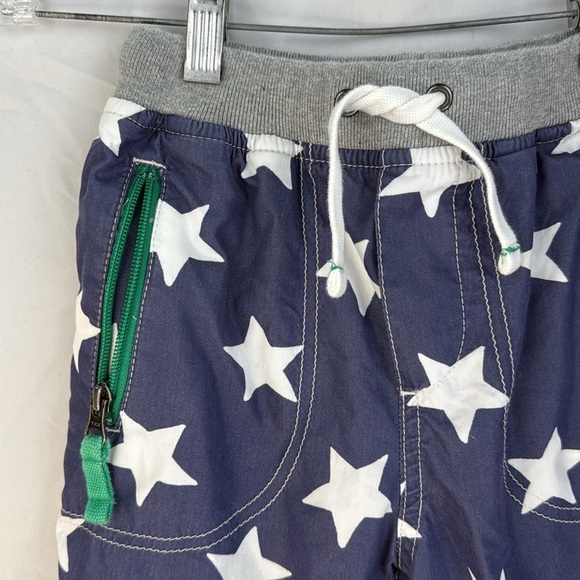 Mini Biden Size 7Y Patriotic Blue and White Star Patterned Swim Shorts - Picture 2 of 7